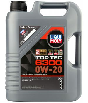 Моторное масло LIQUI MOLY Top Tec 6300 0W-20, 5л