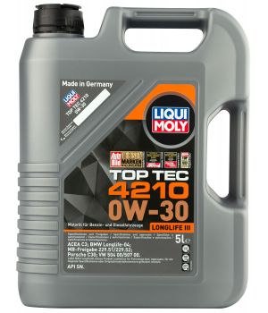Моторное масло LIQUI MOLY Top Tec 4210 0W-30, 5л