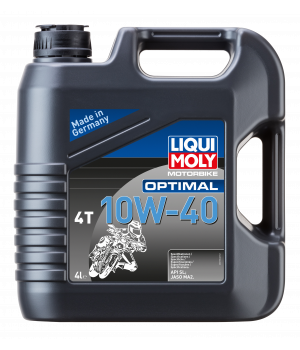 Моторное масло LIQUI MOLY Motorbike Optimal 4T 10W-40, 4л