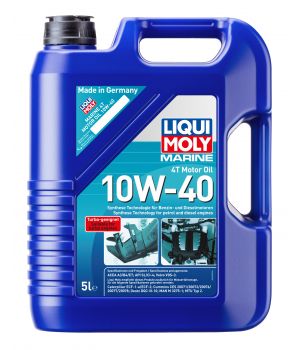 Моторное масло для лодок LIQUI MOLY НС Marine 4T Motor Oil 10W-40, 5л
