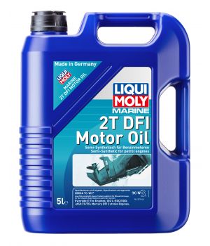 Моторное масло для водной техники LIQUI MOLY Marine 2T DFI Motor Oil, 5л
