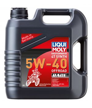Моторное масло LIQUI MOLY Motorbike 4T Synth Offroad Race 5W-40, 4л