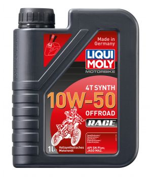 Моторное масло LIQUI MOLY Motorbike 4T Synth Offroad Race 10W-50, 1л