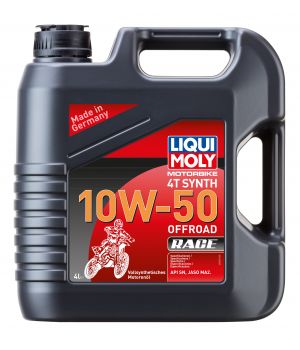 Моторное масло LIQUI MOLY Motorbike 4T Synth Offroad Race 10W-50, 4л