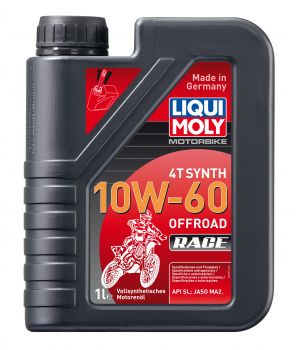 Моторное масло LIQUI MOLY Motorbike 4T Synth Offroad Race 10W-60, 1л