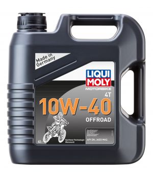 Моторное масло LIQUI MOLY НС Motorbike 4T Offroad 10W-40, 4л