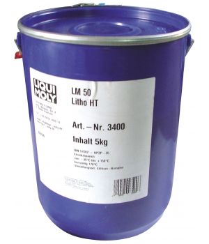 Высокотемпературная смазка для ступиц подшипников LIQUI MOLY LM 50 Litho HT, 5кг