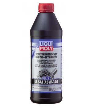Трансмиссионное масло LIQUI MOLY Vollsynthetisches Hypoid-Getriebeoil LS 75W-140, 1л