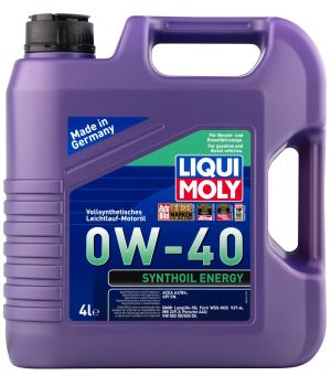 Моторное масло LIQUI MOLY Synthoil Energy 0W-40, 4л