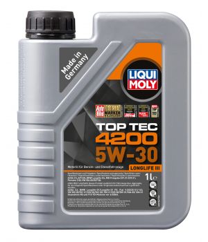 Моторное масло LIQUI MOLY НС Top Tec 4200 5W-30, 1л
