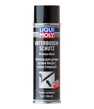 Антикор для днища кузова битум/смола (черный) LIQUI MOLY Unterboden-Schutz Bitumen schwarz, 0,5л