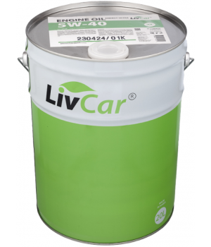 Моторное масло LIVCAR ENGINE OIL ENERGY ULTRA 5W-40 API SP/CF, 20л