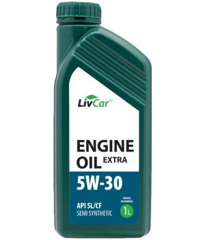 Моторное масло LIVCAR ENGINE OIL EXTRA 5W-30 API SL/CF, 1л