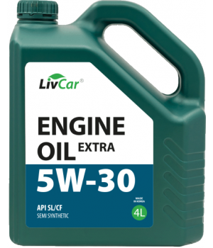 Моторное масло LIVCAR ENGINE OIL EXTRA 5W-30 API SL/CF, 4л