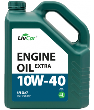 Моторное масло LIVCAR ENGINE OIL EXTRA 10W-40 API SL/CF, 4л