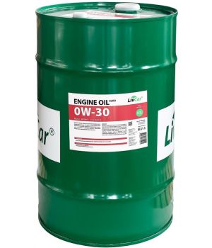 Моторное масло LIVCAR ENGINE OIL EURO 0W-30 ACEA C2 API SN/CF, 60л