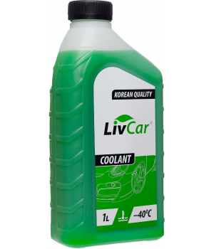 Антифриз зеленый LIVCAR COOLANT -40 (готовый), 1л