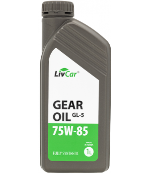 Трансмиссионное масло LIVCAR GEAR OIL GL-5 75W-85, 1л