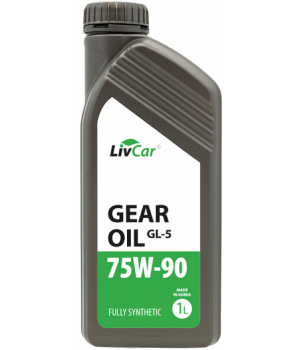 Трансмиссионное масло LIVCAR GEAR OIL GL-5 75W-90, 1л