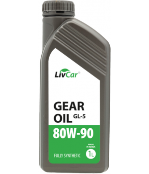 Трансмиссионное масло LIVCAR GEAR OIL GL-5 80W-90, 1л