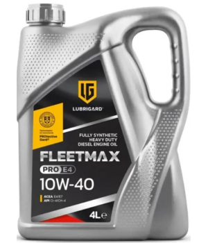 Моторное масло LUBRIGARD FLEETMAX PRO E4 10W-40, 4л