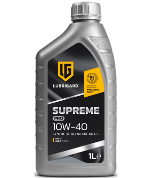 Моторное масло LUBRIGARD SUPREME PRO 10W-40, 1л