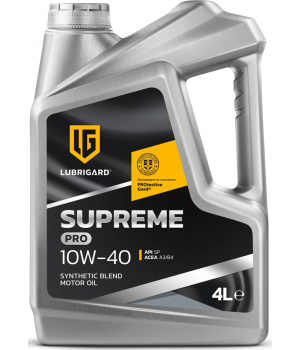 Моторное масло LUBRIGARD SUPREME PRO 10W-40, 4л