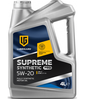 Моторное масло LUBRIGARD SUPREME SYNTHETIC PRO 5W-20, 4л