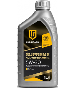 Моторное масло LUBRIGARD SUPREME SYNTHETIC PRO C3 5W-30, 1л