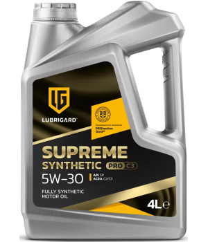 Моторное масло LUBRIGARD SUPREME SYNTHETIC PRO C3 5W-30, 4л