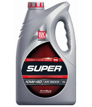 Моторное масло Лукойл Супер 10W-40, 4л