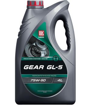 Трансмиссионное масло Лукойл GEAR GL-5 75W-90, 4л