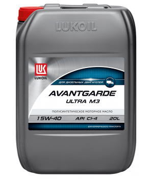 Моторное масло Лукойл Авангард Ультра М3 15W-40, 20л