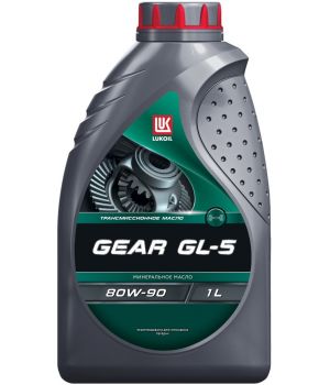 Трансмиссионное масло Лукойл GEAR GL-5 80W-90, 1л