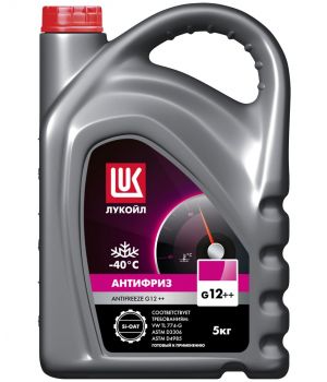 Антифриз Лукойл G12++ -40 фиолетовый, 5кг
