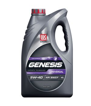 Моторное масло Лукойл Genesis Universal 5W-40, 4л