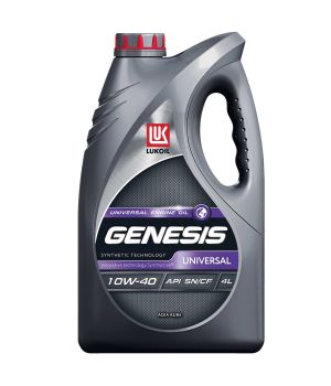 Моторное масло Лукойл Genesis Universal 10W-40, 4л