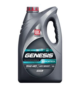 Моторное масло Лукойл Genesis Armortech Diesel 5W-40, 4л