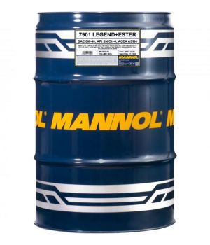 Моторное масло MANNOL 7901 LEGEND ESTER 0W-40, 60л