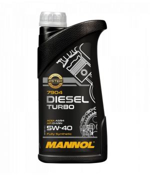 Моторное масло MANNOL 7904 DIESEL TURBO 5W-40, 1л