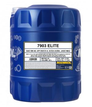 Моторное масло MANNOL 7903 ELITE 5W-40, 20л