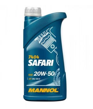Моторное масло MANNOL 7404 SAFARI 20W-50, 1л