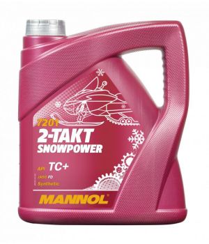 Моторное масло для снегоходов MANNOL 7201 2-TAKT SNOWPOWER, 4л
