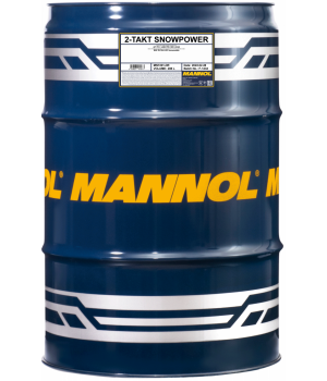 Моторное масло для снегоходов MANNOL 7201 2-TAKT SNOWPOWER, 208л