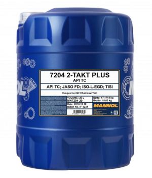 Моторное масло MANNOL 7204 2-TAKT PLUS, 20л