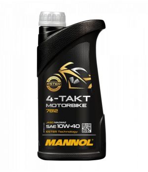 Моторное масло MANNOL 7812 4-TAKT MOTORBIKE 10W-40, 1л