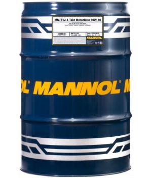 Моторное масло MANNOL 7812 4-TAKT MOTORBIKE 10W-40, 60л