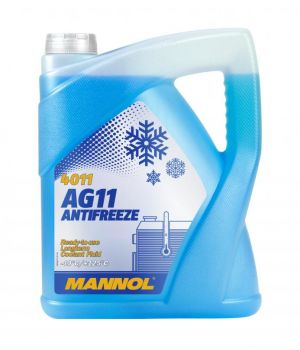 Антифриз MANNOL 4011 ANTIFREEZE LONGTERM AG11 (готовый раствор), 5л