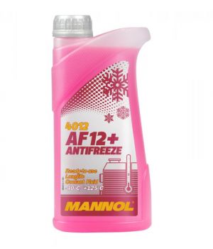 Антифриз MANNOL 4012 ANTIFREEZE LONGLIFE AF12+ (готовый раствор), 1л