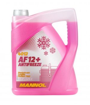 Антифриз MANNOL 4012 ANTIFREEZE LONGLIFE AF12+ (готовый раствор), 5л